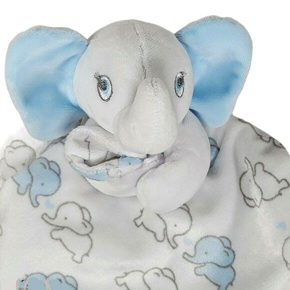 Baby Lovey Elephant Plush Soft Comfort Blankets & Beyond Security Blanket - Picture 1 of 7